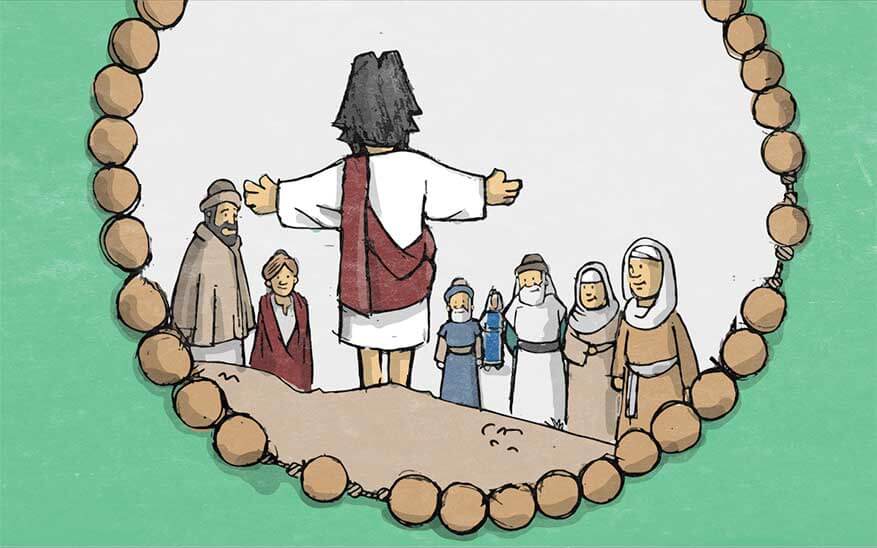 Jezus’ aankondiging van het Rijk Gods - Geheimen van Licht - Rozenkrans