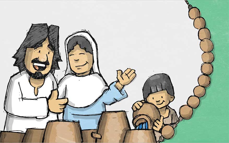 De openbaring van Jezus op de bruiloft van Kana - Geheimen van Licht - Rozenkrans