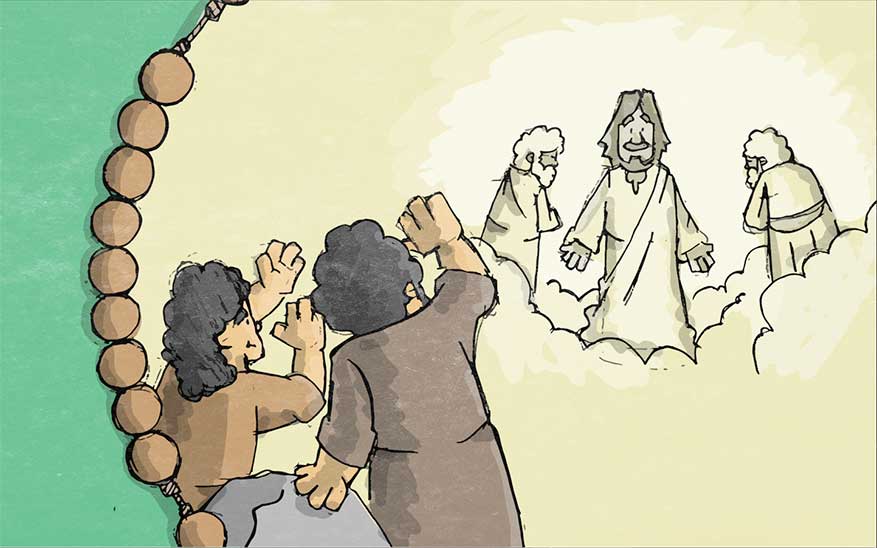 De gedaanteverandering van Jezus - Geheimen van Licht - Rozenkrans