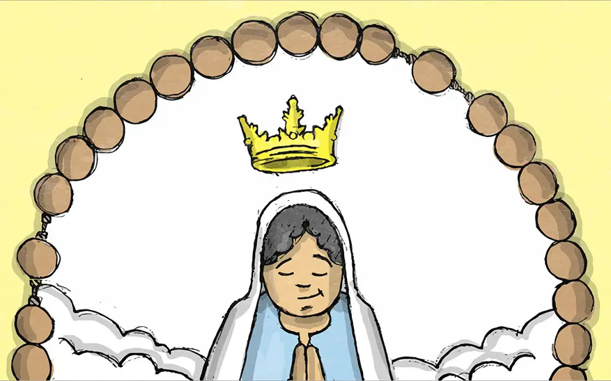 Maria wordt in de hemel gekroond - Glorievolle Geheimen - Rozenkrans