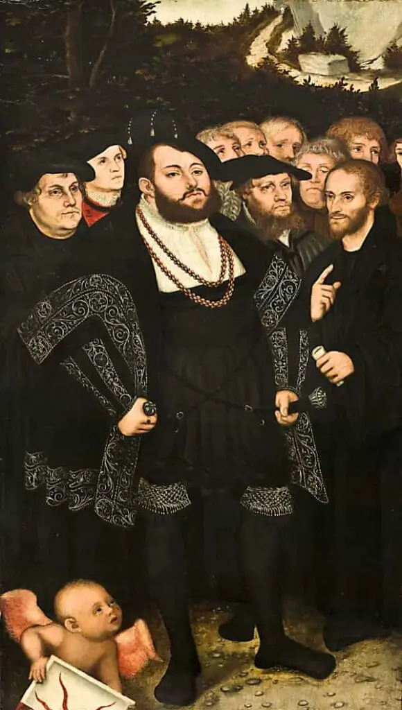 Maarten Luther en Duitse vorsten
