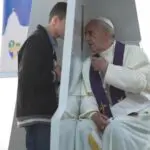 Paus Franciscus luister Biecht Rio 2016
