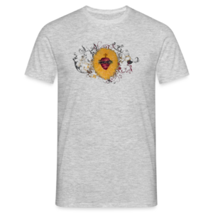 Heilig Hart Vintage tshirt - Grijs
