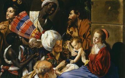 De aanbidding van de Magiërs van Fray Juan Bautista Maíno