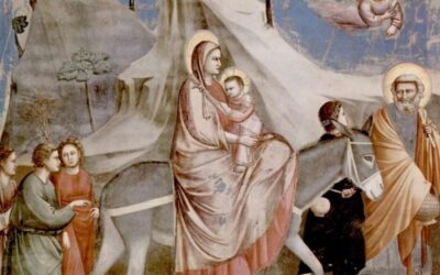 De Vlucht naar Egypte door Giotto di Bondone