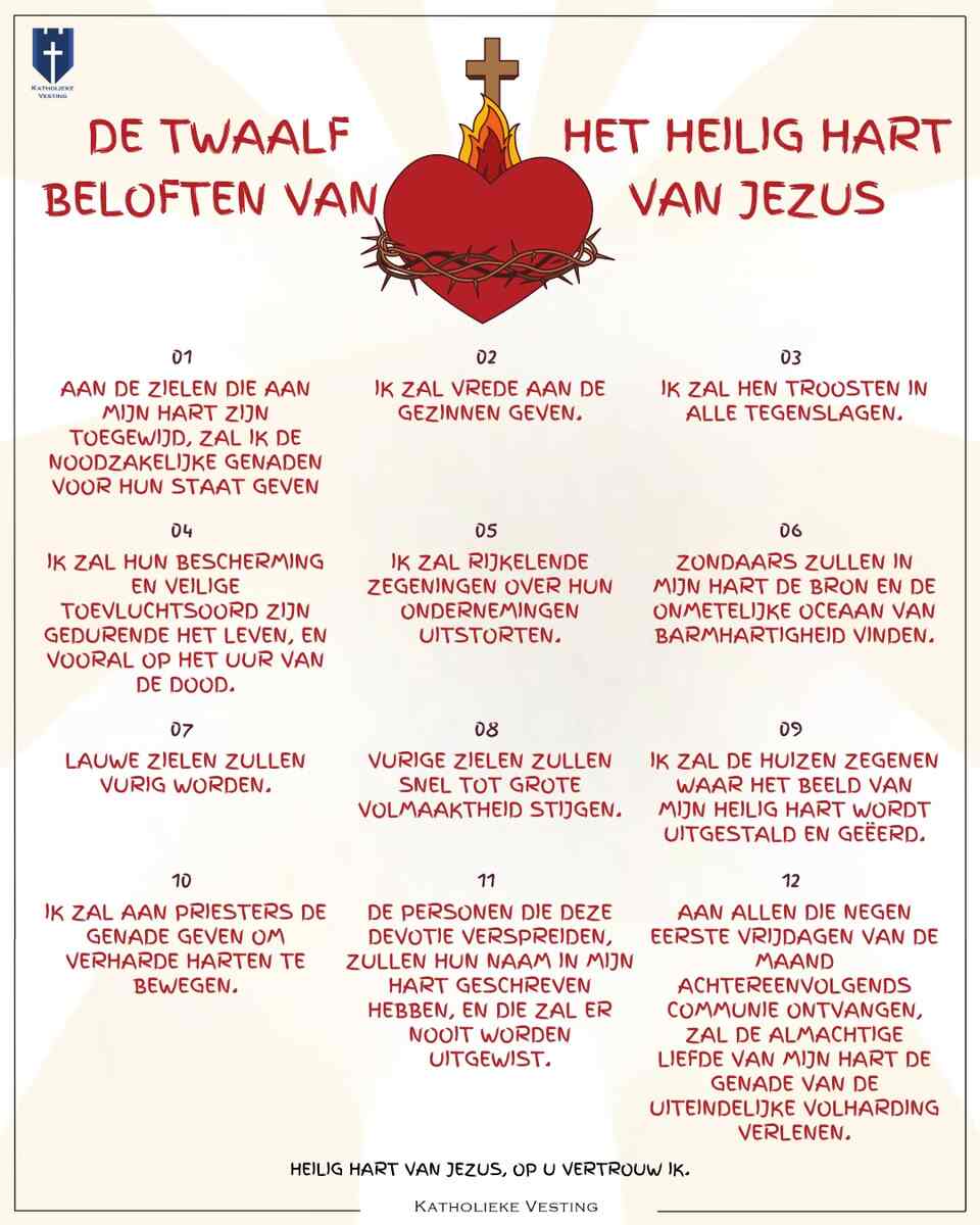DE TWAALF BELOFTEN VAN HET HEILIG HART VAN JEZUS_ (1) 12 Beloftes van het Heilig Hart: Spirituele Voordelen voor Jouw Dagelijkse Leven